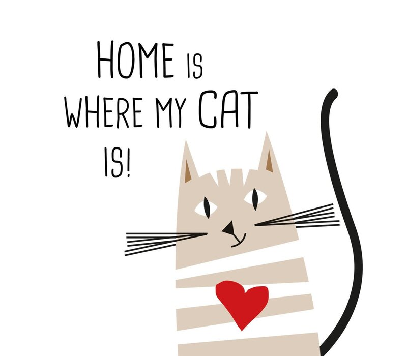 Servetten Home Cat 33x33 cm