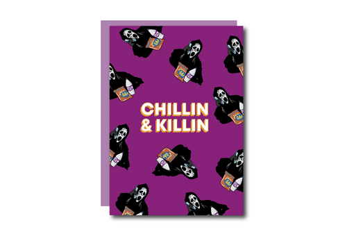 Studio Soph Chillin and killing card | Halloween kaart | Studio Soph