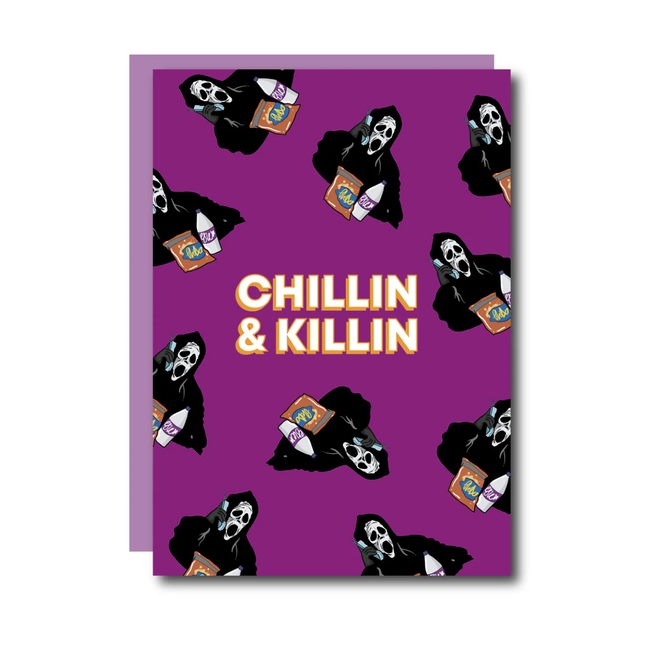 Studio Soph Chillin and killing card | Halloween kaart | Studio Soph