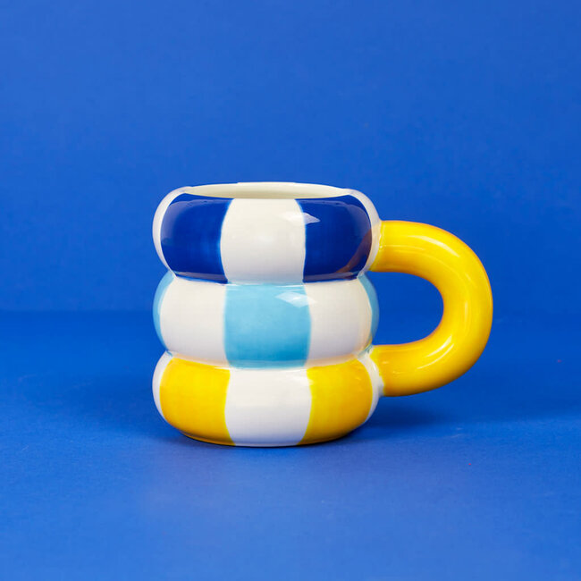 Balvi Mug Floats Yellow 300ml | Thee mok | Koffie beker