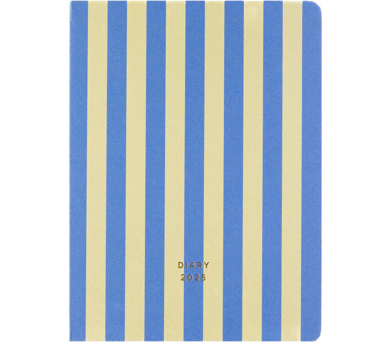 Diary 2025 - Stripes Blue | Agenda