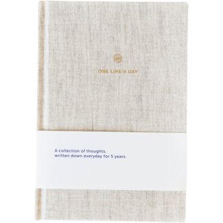 A-Journal One Line a Day - Linen | Dagboek