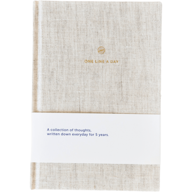 A-Journal One Line a Day - Linen | Dagboek
