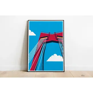 Studio Rashkov Artprint 'Roffa State of Mind | Willemsbrug' - 30x40cm