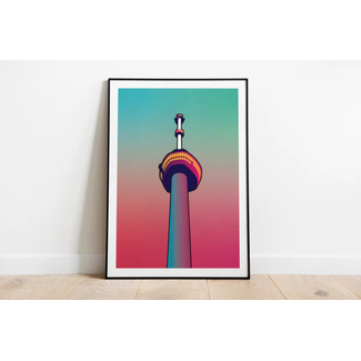 Studio Rashkov Artprint 'Radiant Gradient | Euromast' - 30x40cm