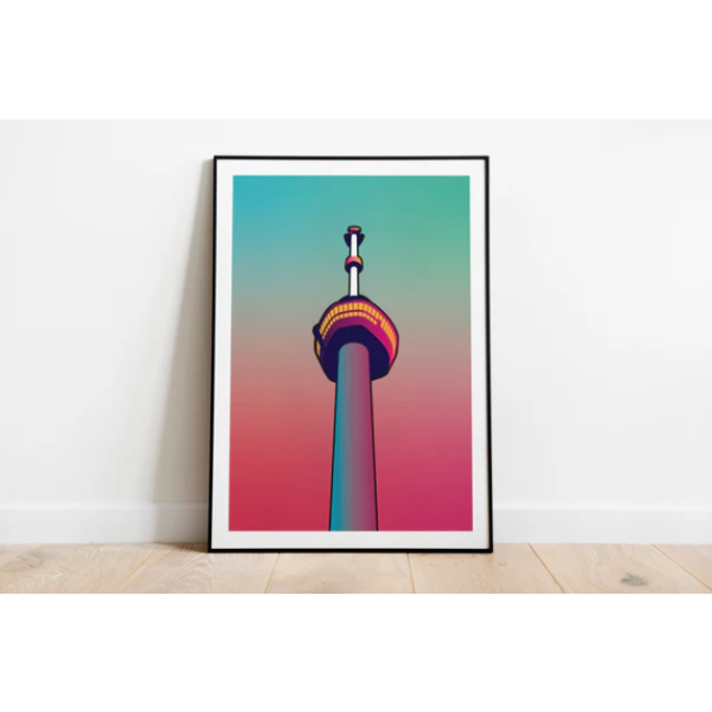Studio Rashkov Artprint 'Radiant Gradient | Euromast' - 30x40cm