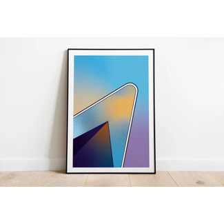 Studio Rashkov Artprint 'Radiant Gradient | Centraal Station' - 30x40cm