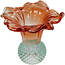 Kaarsenhouder Glas Bloem 13x12cm