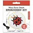 Kikkerland Mini borduurwerkje Ladybug | Borduurwerkje