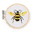 Kikkerland Mini embroidery kit Bee | Borduurwerkje