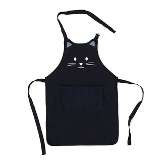 Balvi Keukenschort Kitty zwart 80cm