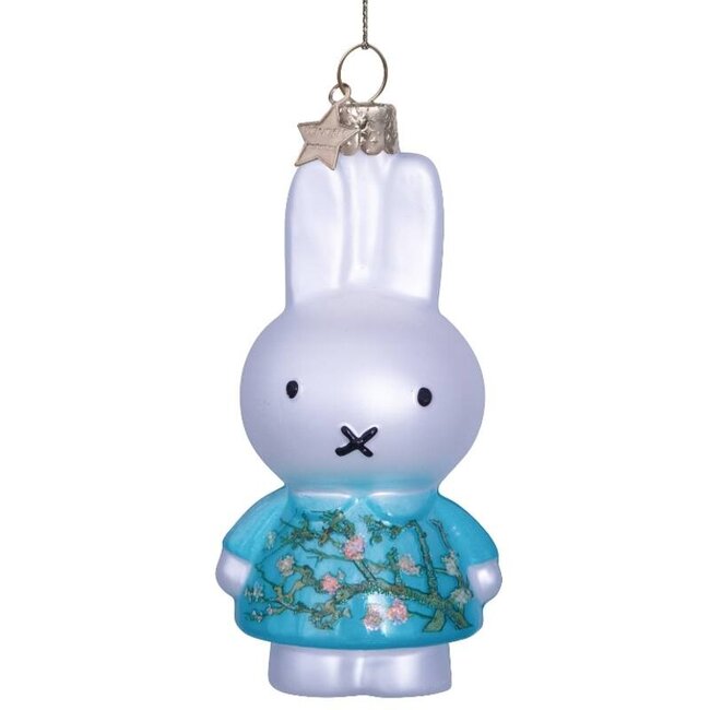 Vondels Decoratie Nijntje Van Gogh Almond Blossom Dress | H11cm | Kerstbal
