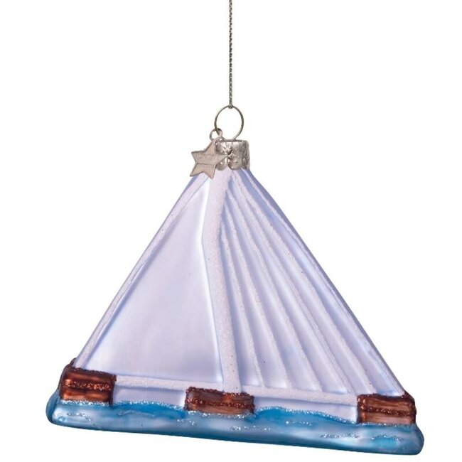 Vondels Decoratie Erasmusbrug Rotterdam | H8cm | Kerstbal