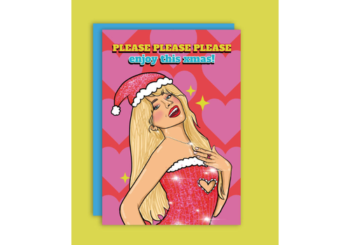 Studio Soph Please please please enjoy this XMAS | Kerstkaart | Wenskaart