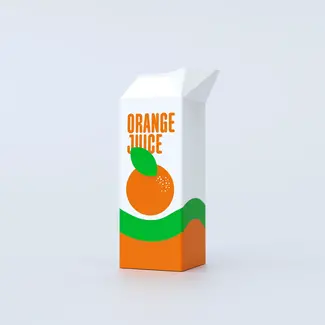 Fluid Market Vase Orange Juice