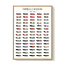 PSTR Studio Formula 1 - Winners overview 2024 | 30x40 cm