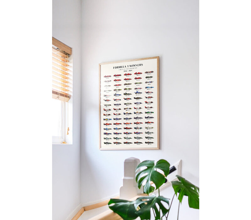 Formula 1 - Winners overview 2024 | 30x40 cm