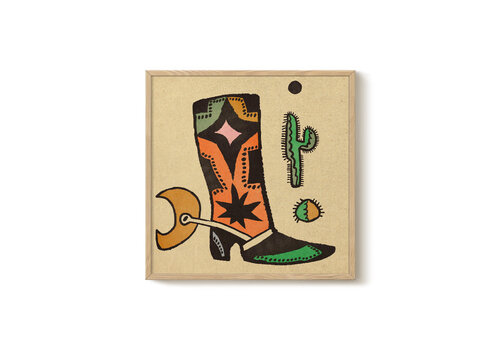 KKEC posters Enikő Eged - Magic Boots II 40x40 cm
