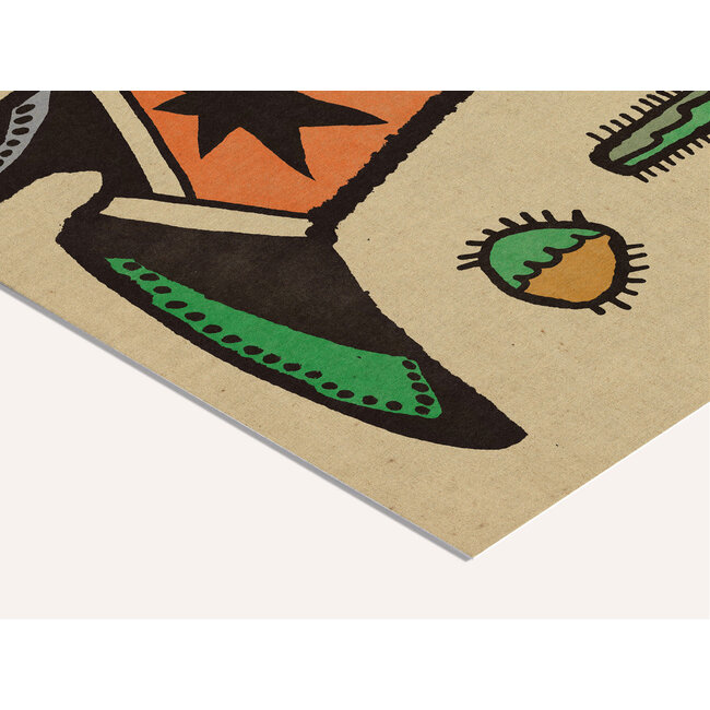 PSTR Studio Enikő Eged - Magic Boots II 40x40 cm | Cowboy | Poster