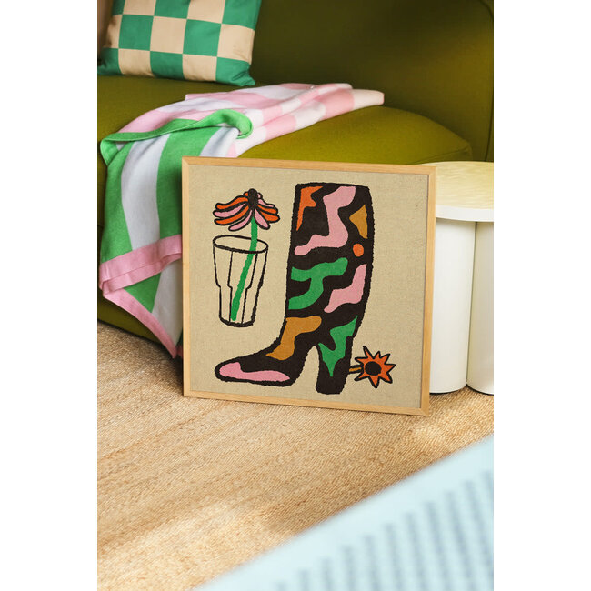 PSTR Studio Enikő Eged - Magic Boots 40x40 cm | Cowboy | Poster