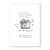 Eatmielies Kaart Wonderful christmas gift - My willy
