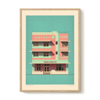 Sander Patelski - Henry Hohauser The Crescent 1941 30x40 cm