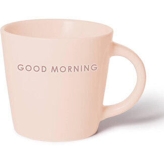 Vondels Cappucino mug Good Morning ecru- 250ml
