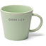 Vondels Cappucino mug Good Luck light green- 250ml