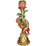 Kaarshouder Vogel Roze 27cm