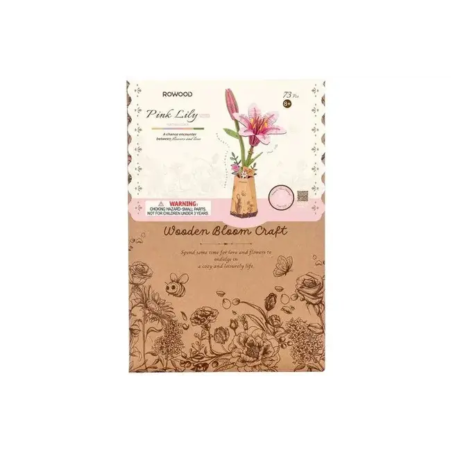 Bloem Rose Lelie | Bouwpakket | Bouwset | Miniatuurset | DIY | Modelbouwpakket