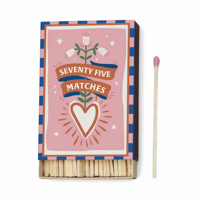 Hearts Pink - Boxed Matches A Dopo | Hart | Liefde | Lucifers