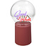 Ornament Good Vibes LED Glas Perzik 21cm