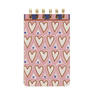 A Dopo Hearts notitieboekje | Ringband | Twin wire notepad