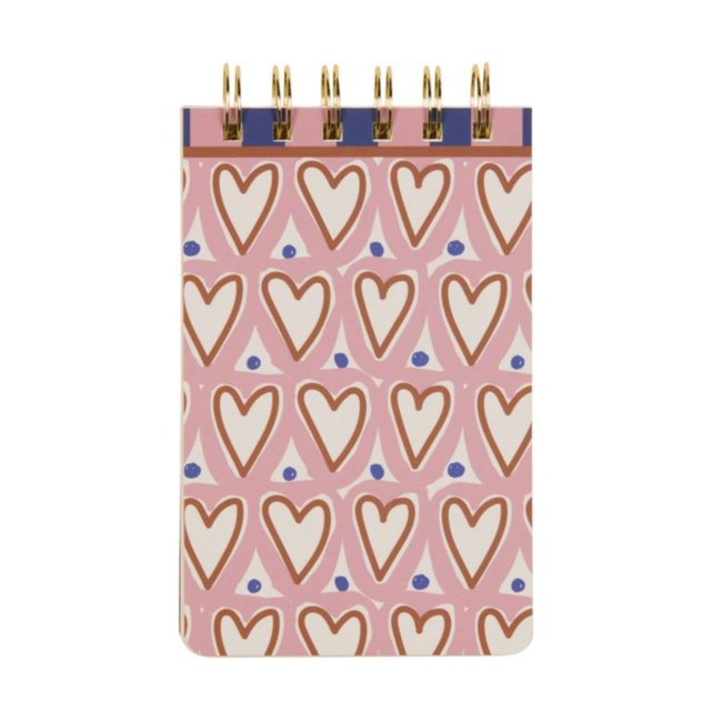 A Dopo Hearts notitieboekje | Ringband | Twin wire notepad