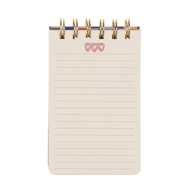 A Dopo Hearts notitieboekje | Ringband | Twin wire notepad