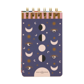 A Dopo Moon Phases notitieboekje | Ringband | Twin wire notepad