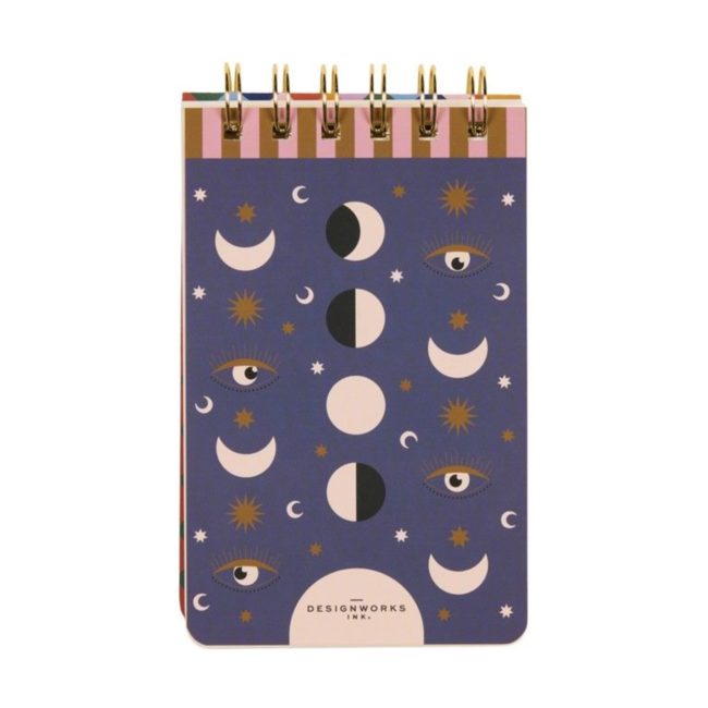A Dopo Moon Phases notitieboekje | Ringband | Twin wire notepad