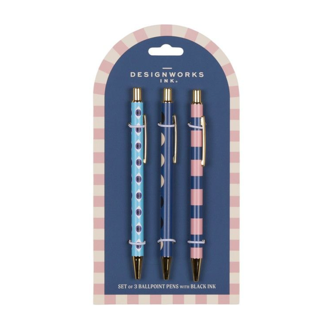 A Dopo pennenset van 3 pennen | Eye Moon Stripe