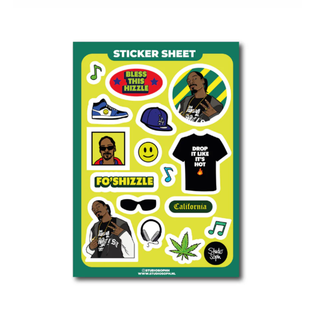 Studio Soph Stickervel Fo'shizzle | Stickers | Studio Soph