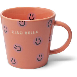 Vondels Teacup Smileys Ciao Bella coral
