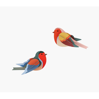 Studio ROOF Garden Bird - Robins | Roodborstje | Vogel | DIY