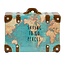 Saving to go places vintage map money pot | Spaarpot | Koffer