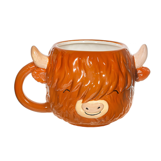 Highland cow mug