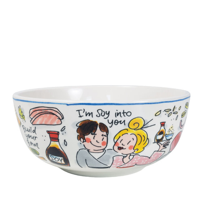 BLOND AMSTERDAM SUSHI poke bowl schaaltje met garnaal