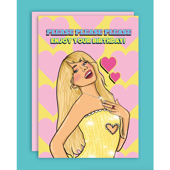 Studio Soph Please please please card | Sabrina | Verjaardag | Wenskaart | Studio Soph