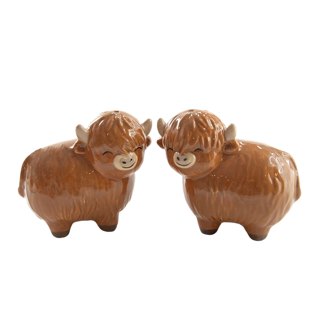 Highland cow zout en peperstel