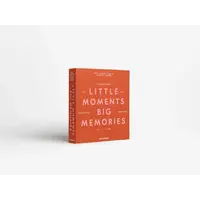 Photo Album Coffee Table Book - Little Moments Big Memories - Orange