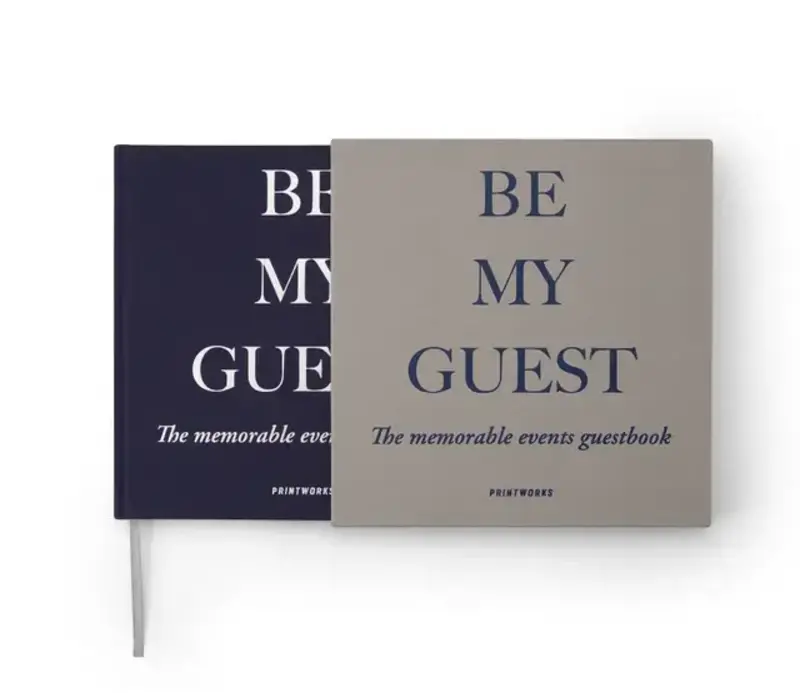 Gastenboek - grey/navy