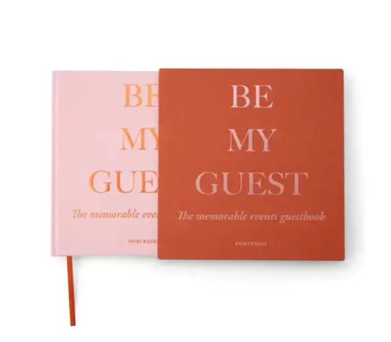 Gastenboek - rust/pink