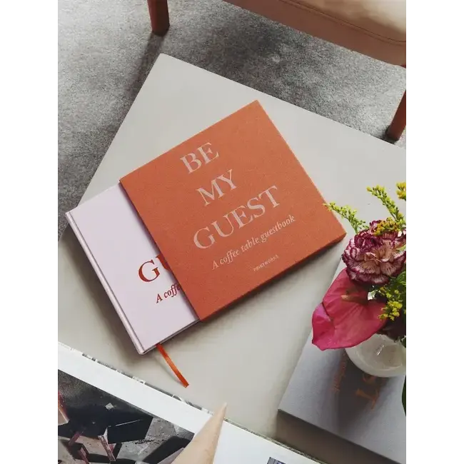 Gastenboek - rust/pink